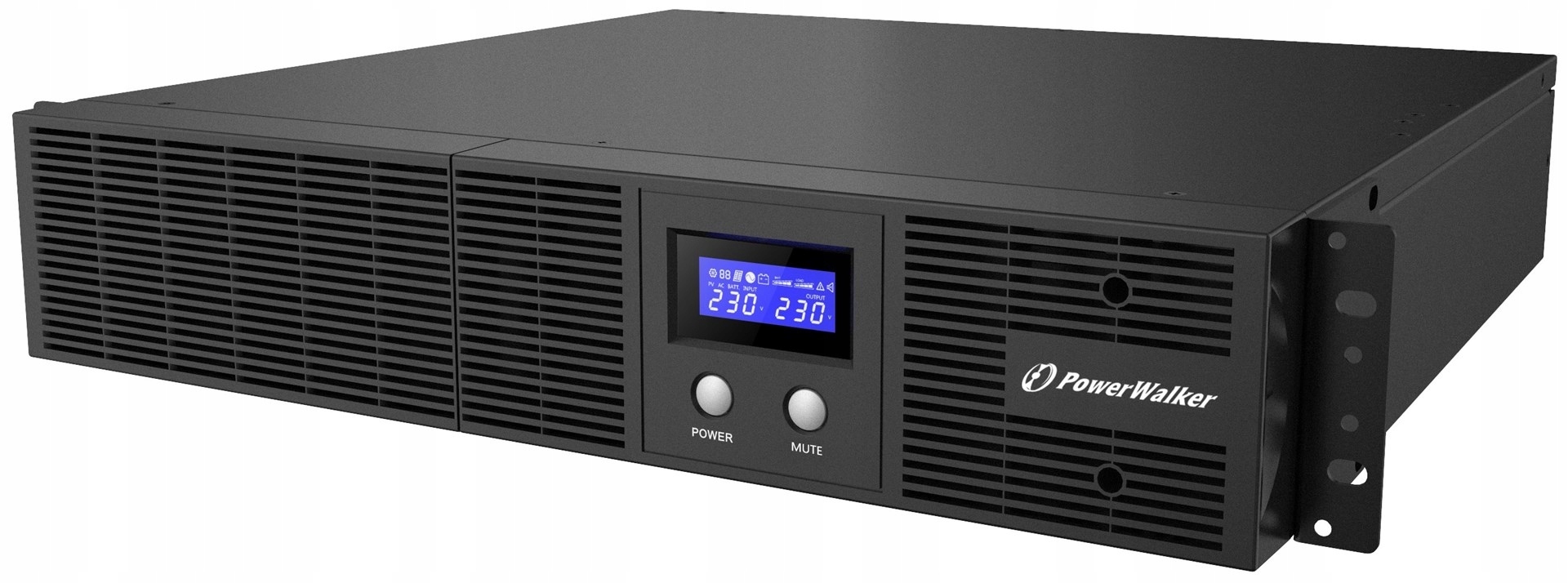 PowerWalker UPS Line-Interactive 1200VA Rack 19 4x IEC Out, RJ11/RJ45 In/Out, USB, LCD, EPO
