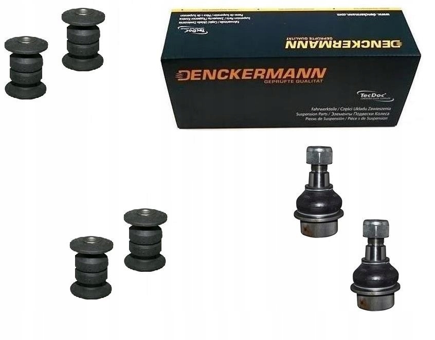 Čepky Pouzdra Kyvadla Sprinter I Vw Lt 1995-2006 Přední Sada 6 Ks