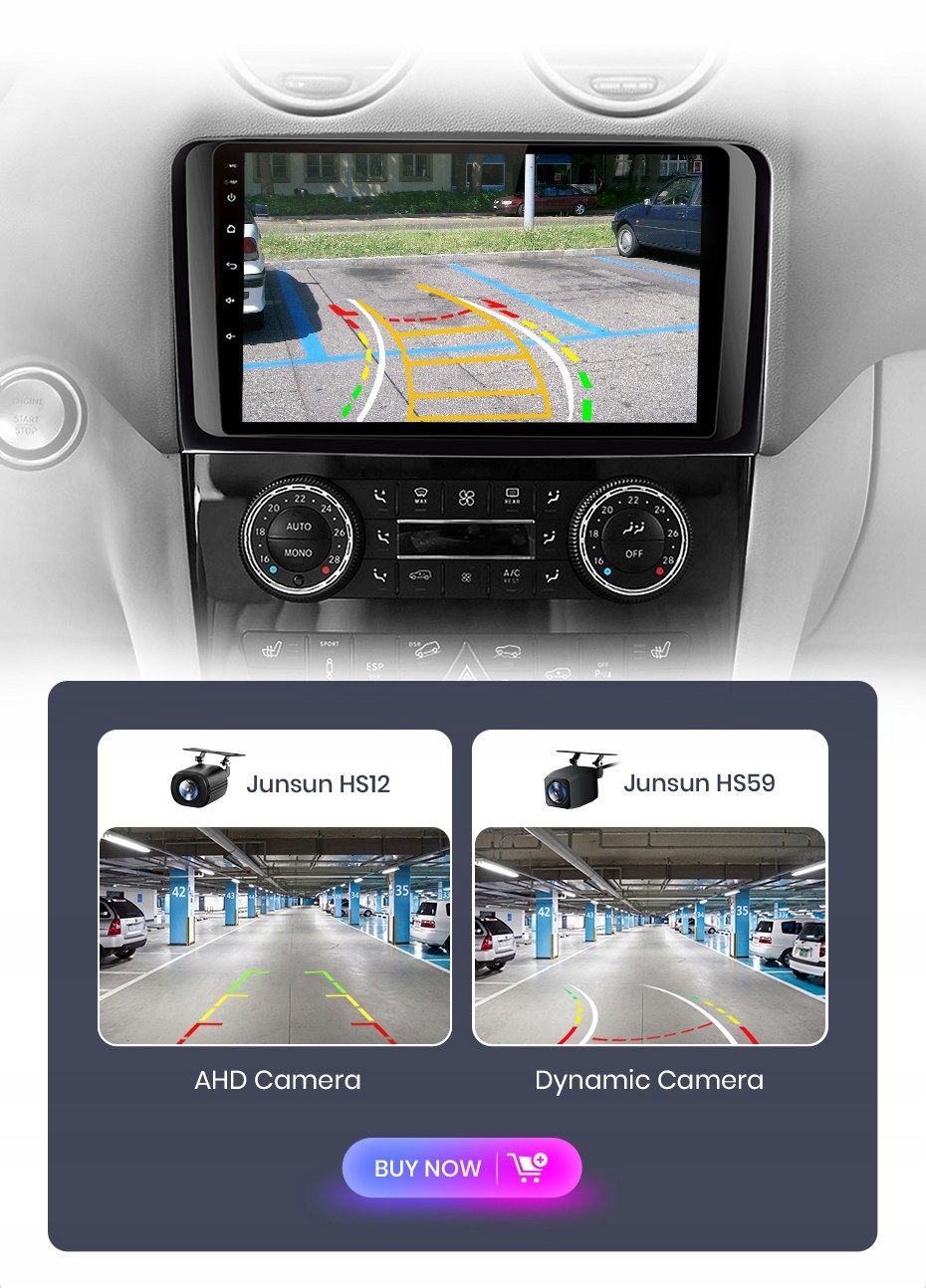 Radio Android GPS MERCEDES W164 WiFi ML GL 6/128 Komunikacja Bluetooth GPS Wi-Fi