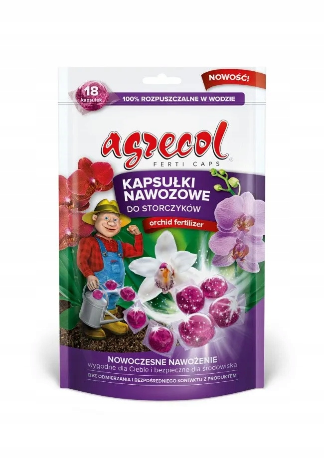 

Agrecol Nawóz do storczyków w kapsułkach, 18x70 g