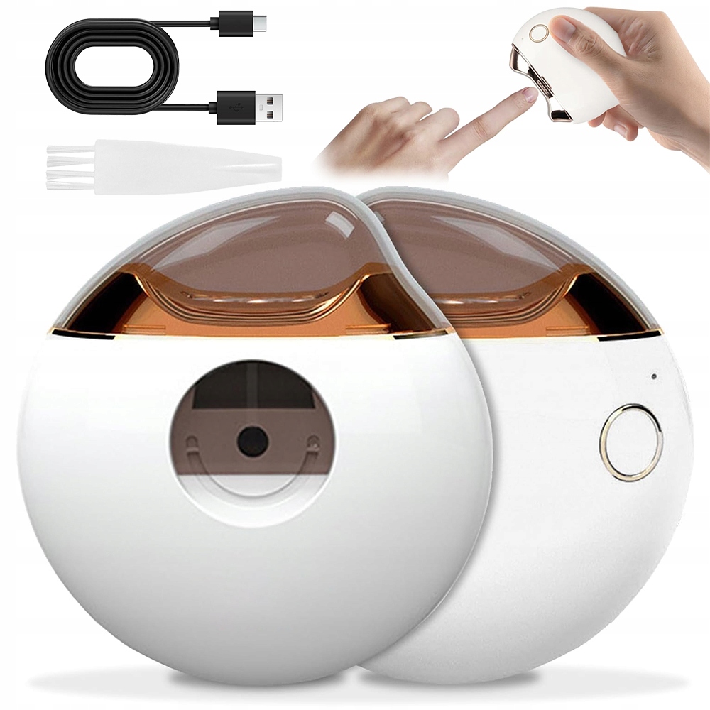 Tiché 45 Db Elektrické Nůžky Na Nehty S Akumulátorem 500 Mah