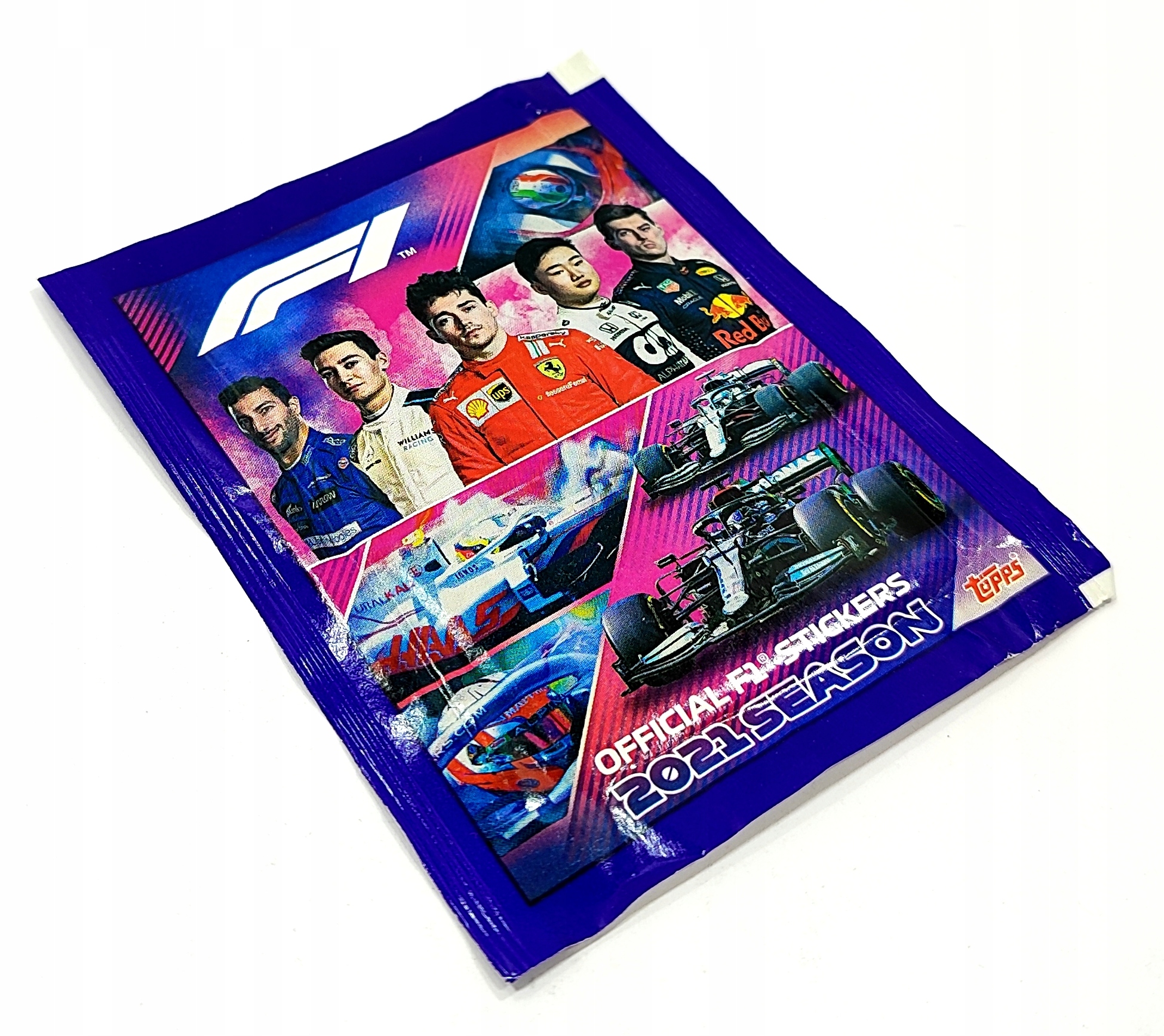 Naklejki Formuła 1 F1 2021. Topps. 1 Saszetka 10 Naklejek