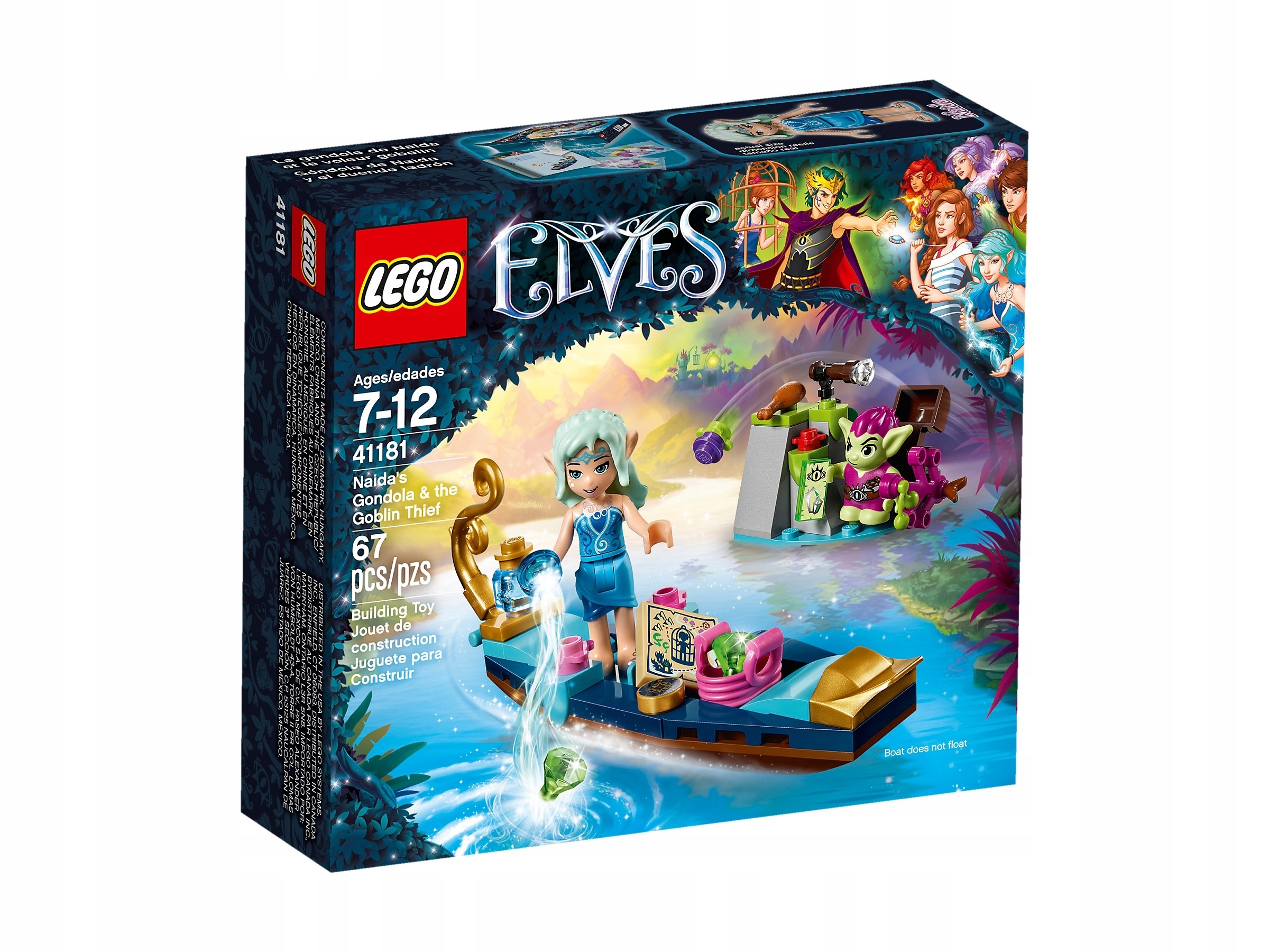 Lego Elves 41181 Gondola Naidy a gobliní zloděj Nové