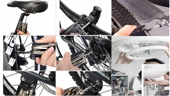 KLUCZE ROWEROWE ZESTAW 16w1 DO ROWERU INBUS ROWER Kod producenta XC020