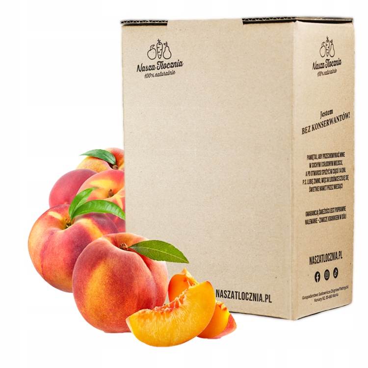 Levně 100% pyré Broskev Pyré z broskví, zmrzlinové nápoje, dezerty 3 kg