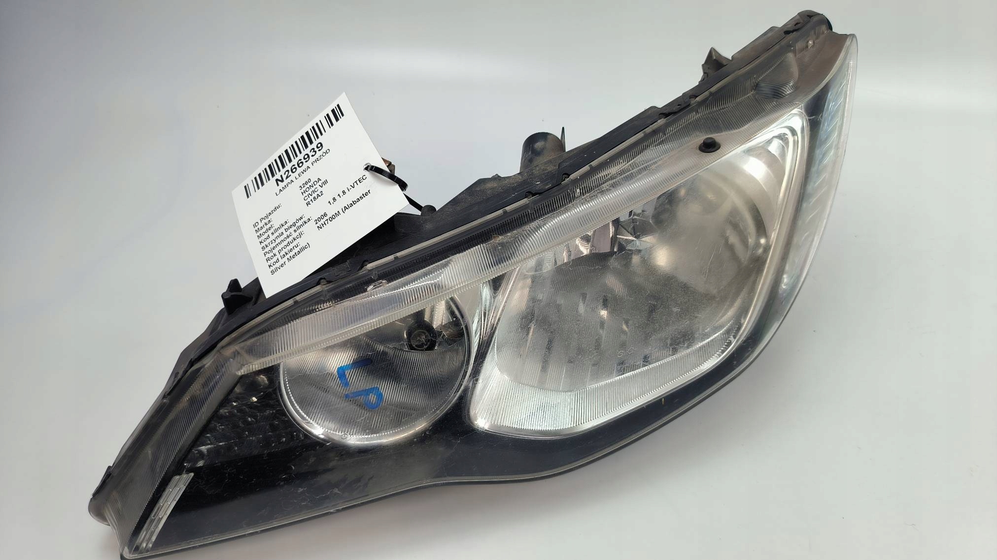light left front EU HONDA CIVIC VIII