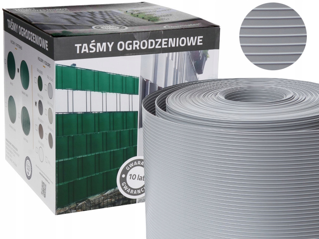 

Taśma Ogrodzeniowa Thermoplast Smart Szara 26mb