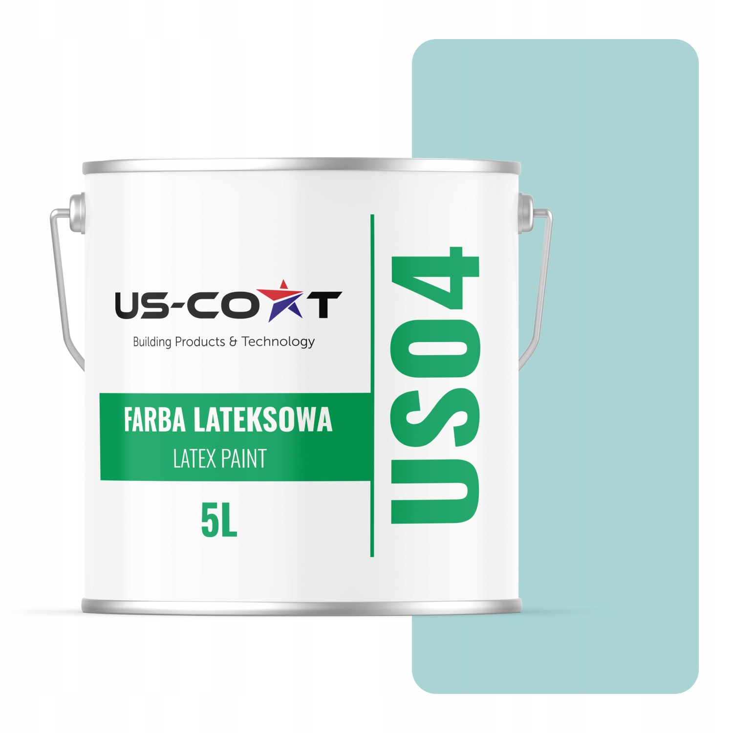 Barva Tyrkysová Barva Světlá H1462 5L, Hluboký Mat Pro Stropní Stěny