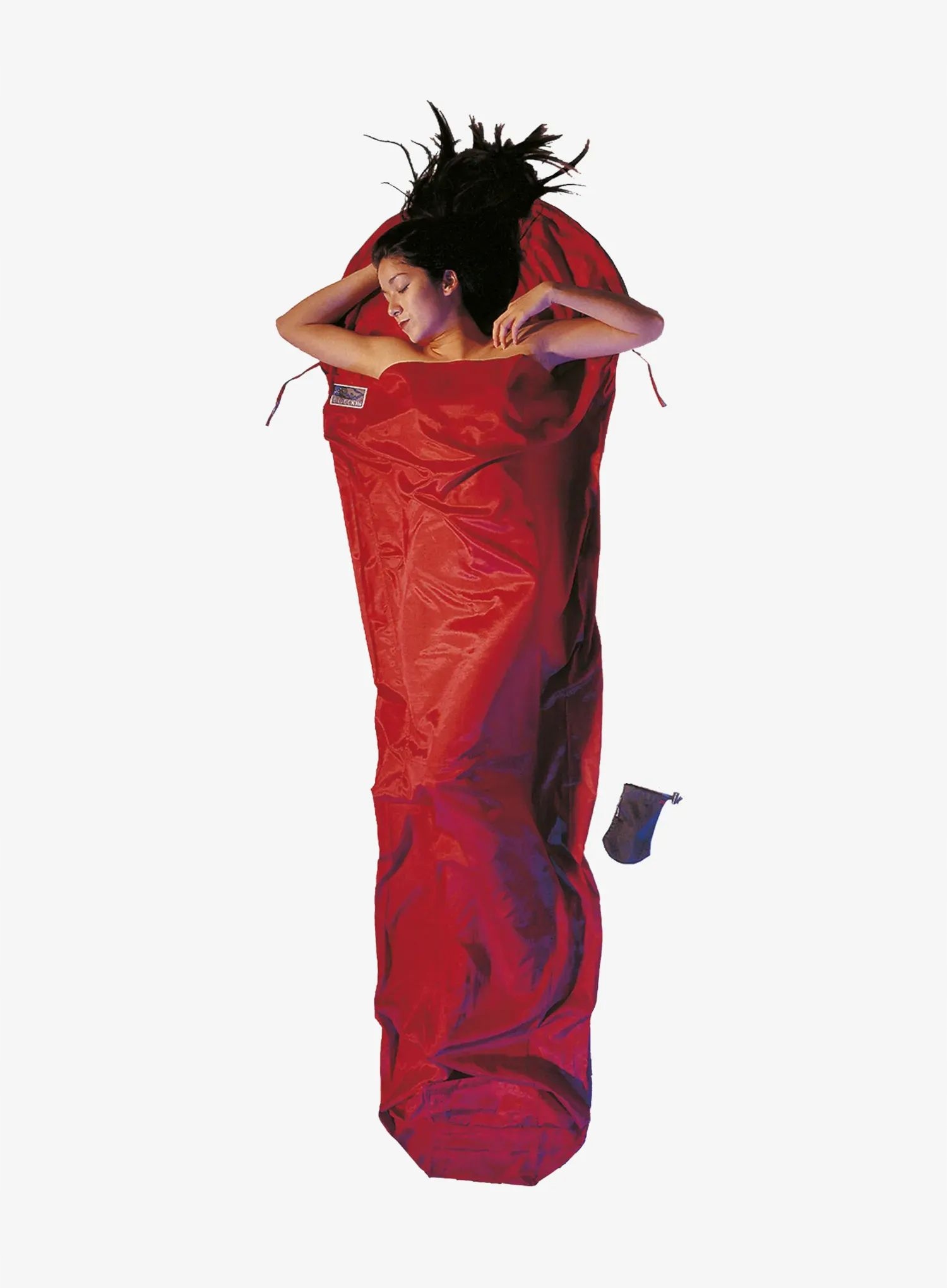 Vložka do spacáku Cocoon MummyLiner Silk/Cotton monks red