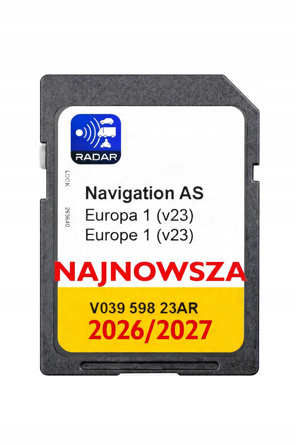 Mapa Sd Gps Discovery Media MIB2 V23 2026/27 Caddy Tiguan Passat Polo