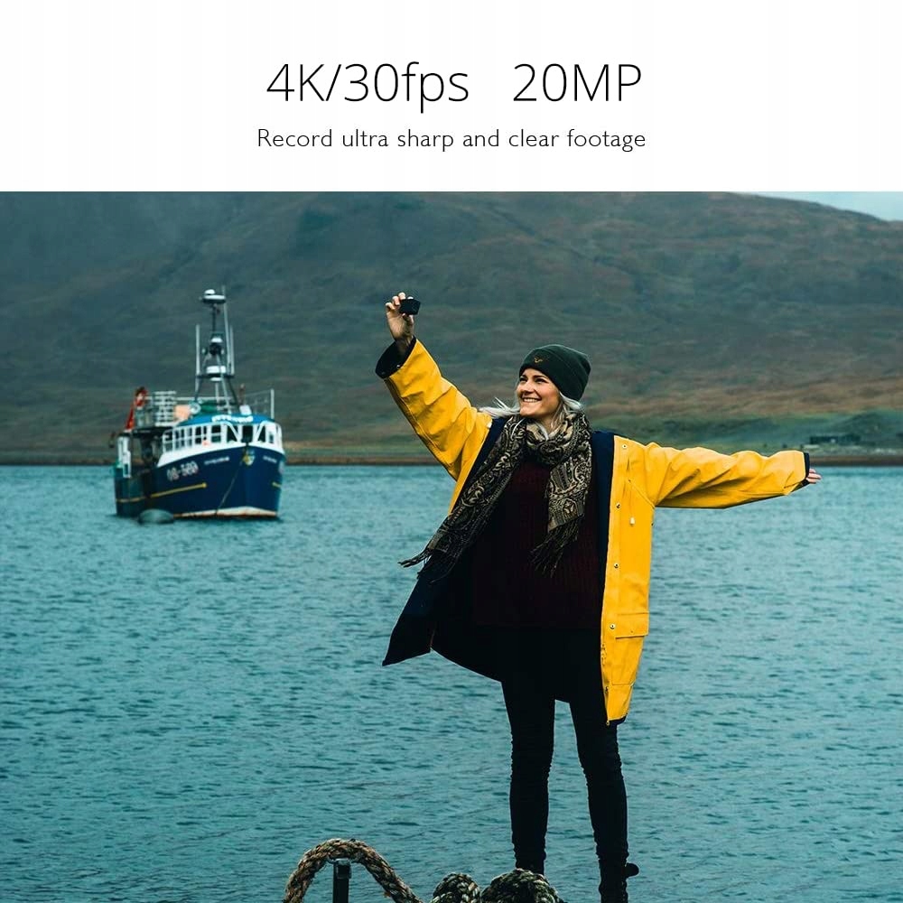 AKASO EK7000 Pro Kamera Sportowa 4K 30FPS 20MP z Kartą 64GB microSDXC — miniatura 4