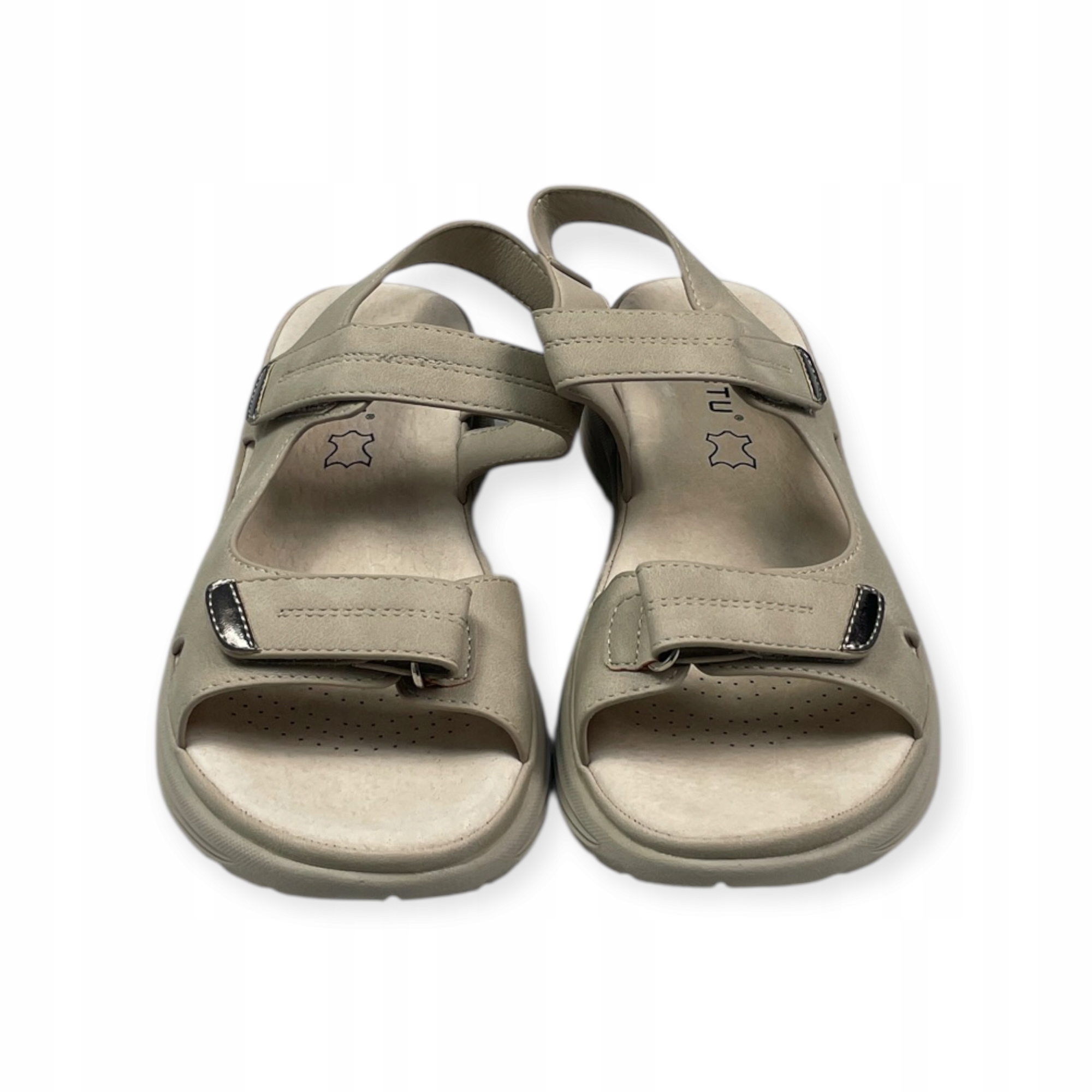 Dámské sandály Ortho Comfort Wear 38 béžové, kožené, pohodlné