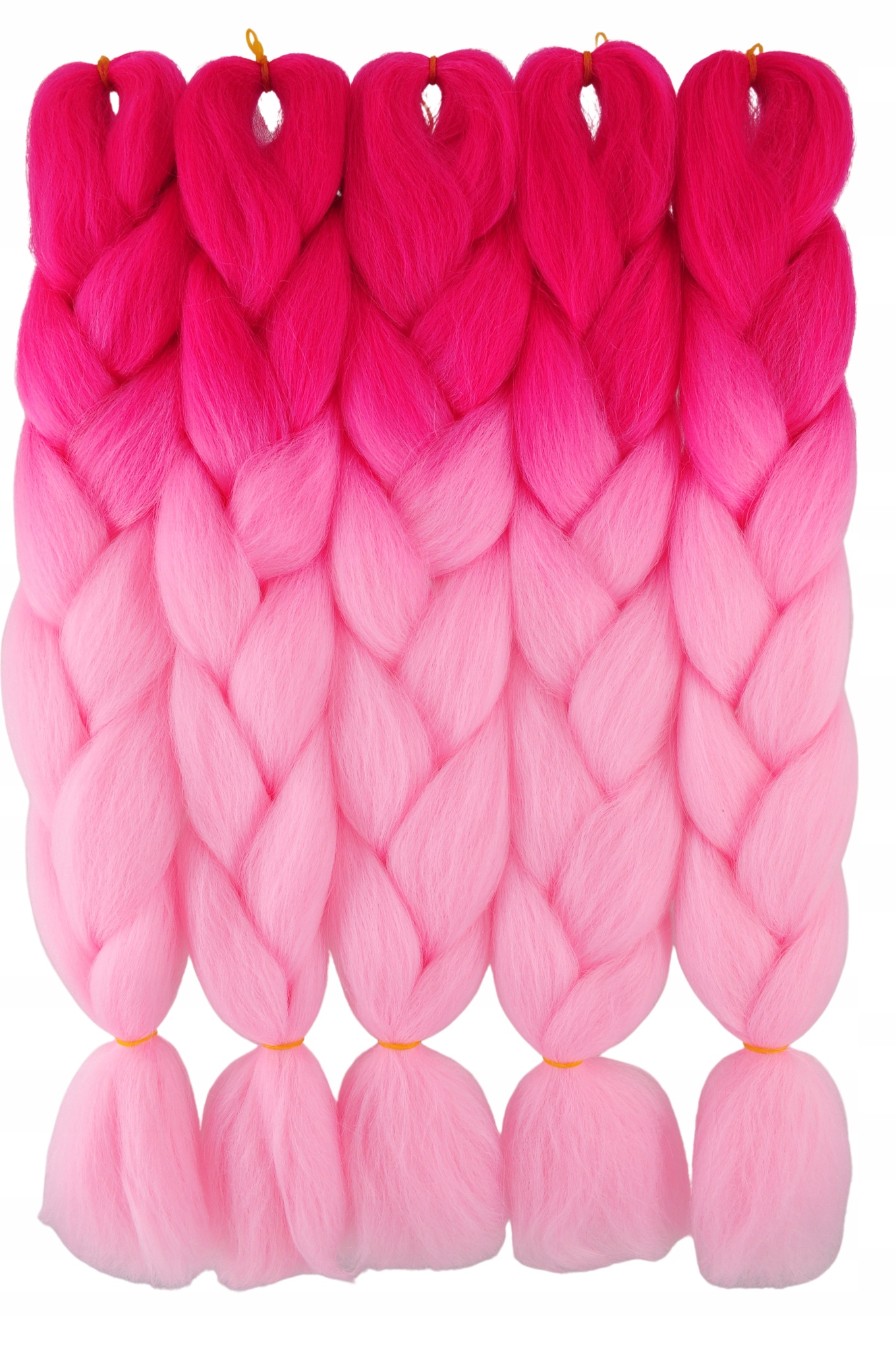 WŁOSY SYNTETYCZNE KOLOROWE WARKOCZYKI OMBRE 2-04 Marka Smart Colours