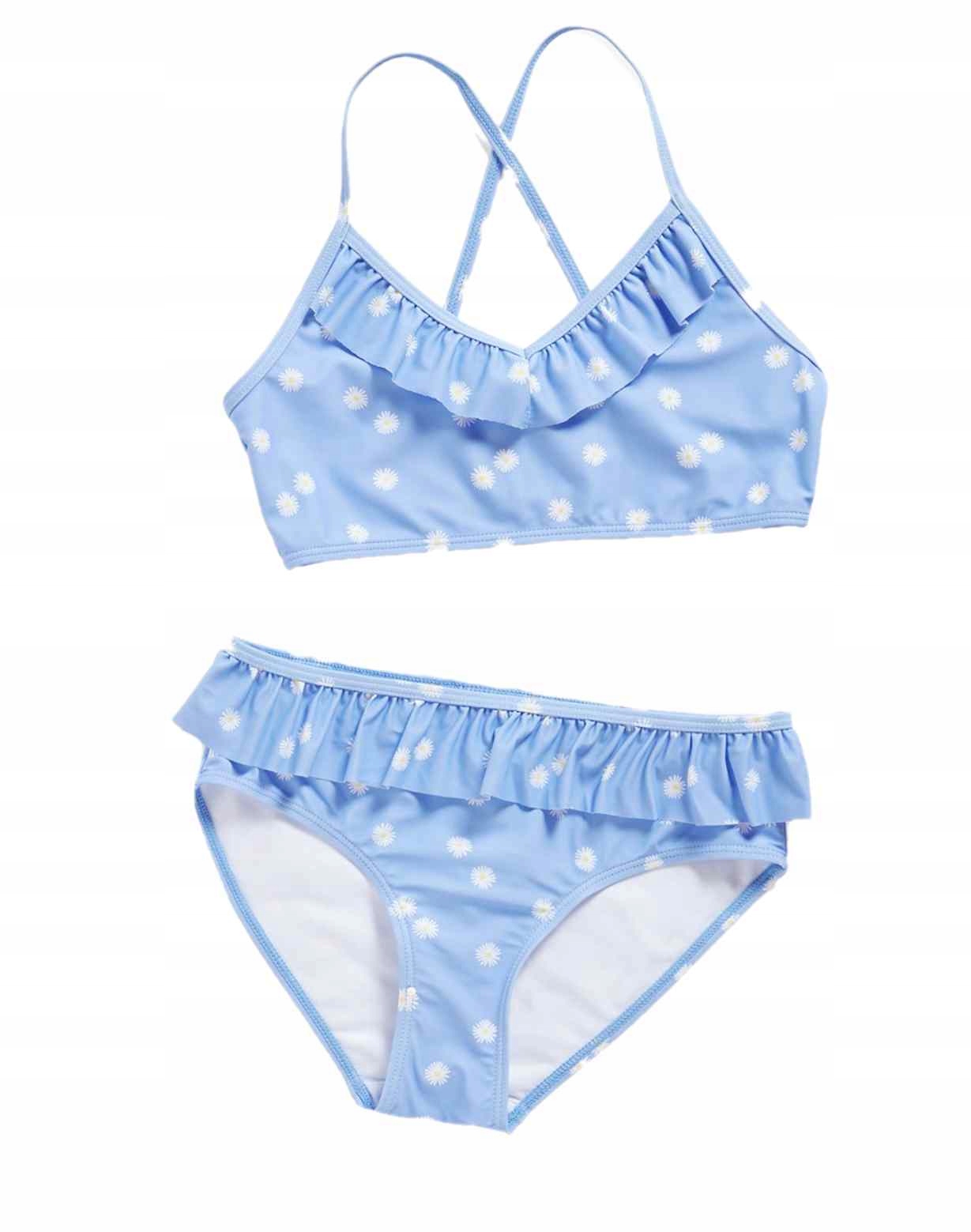 

Kappahl kostium bikini stokrotki niebieski 158/164