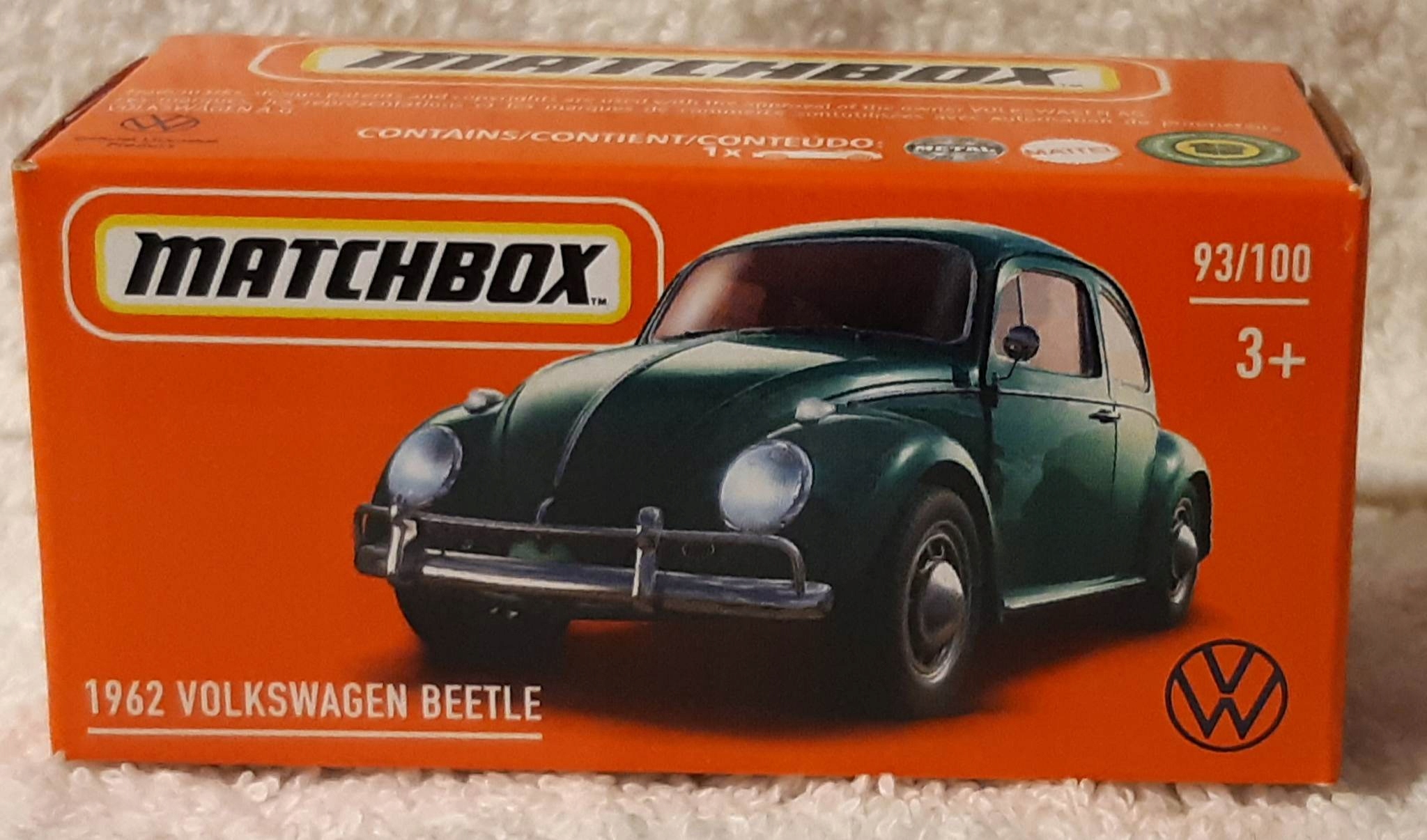 

Matchbox 1962 Volkwagen Beetle Power Grab