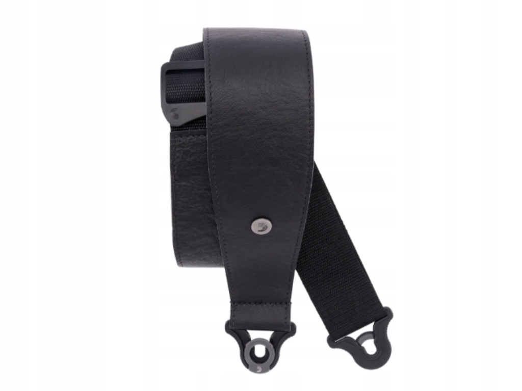 Kožený opasek D'addario Auto Lock 7,62 cm černý