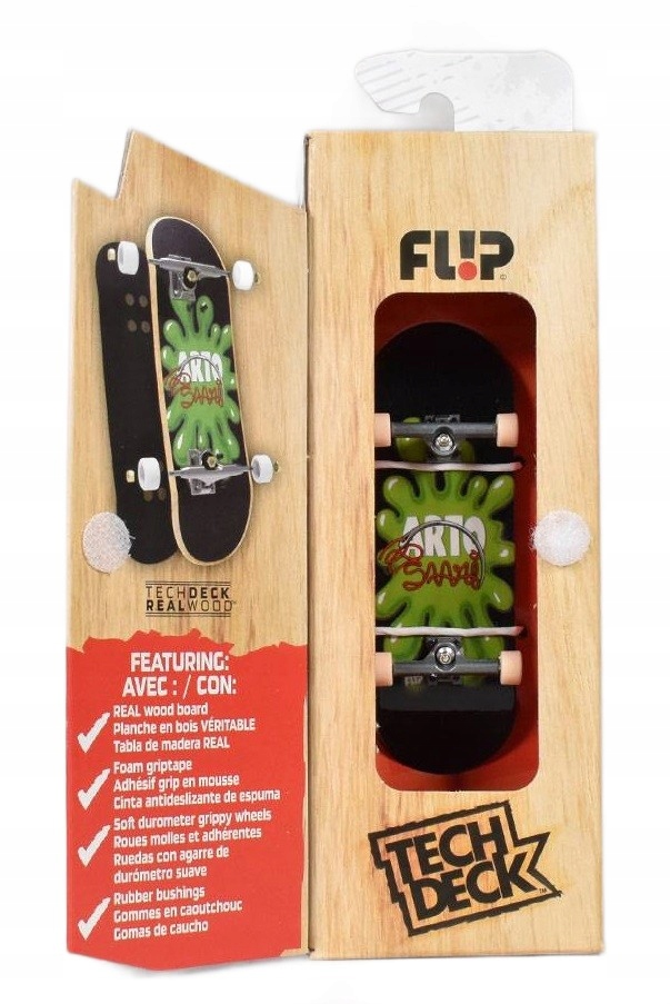 Fingerboard Tech Deck Deskorolka Drewniana Arto Flip Wooden Performance
