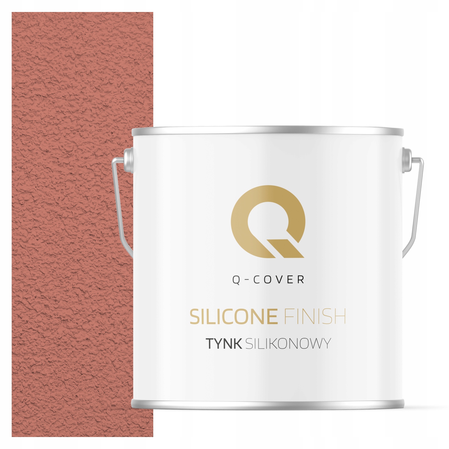 Silikonová Fasádní Omítka Lososová F315 7KG Beránek Granulace 2.0mm