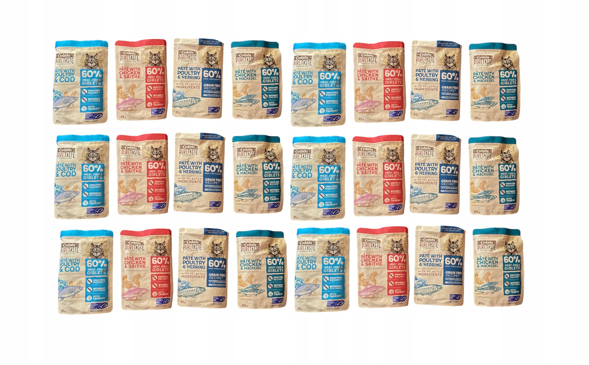 COSHIDA PURETASTE KARMA MOKRA BEZZBOŻOWA SASZETKA 12540850189 Allegro.pl