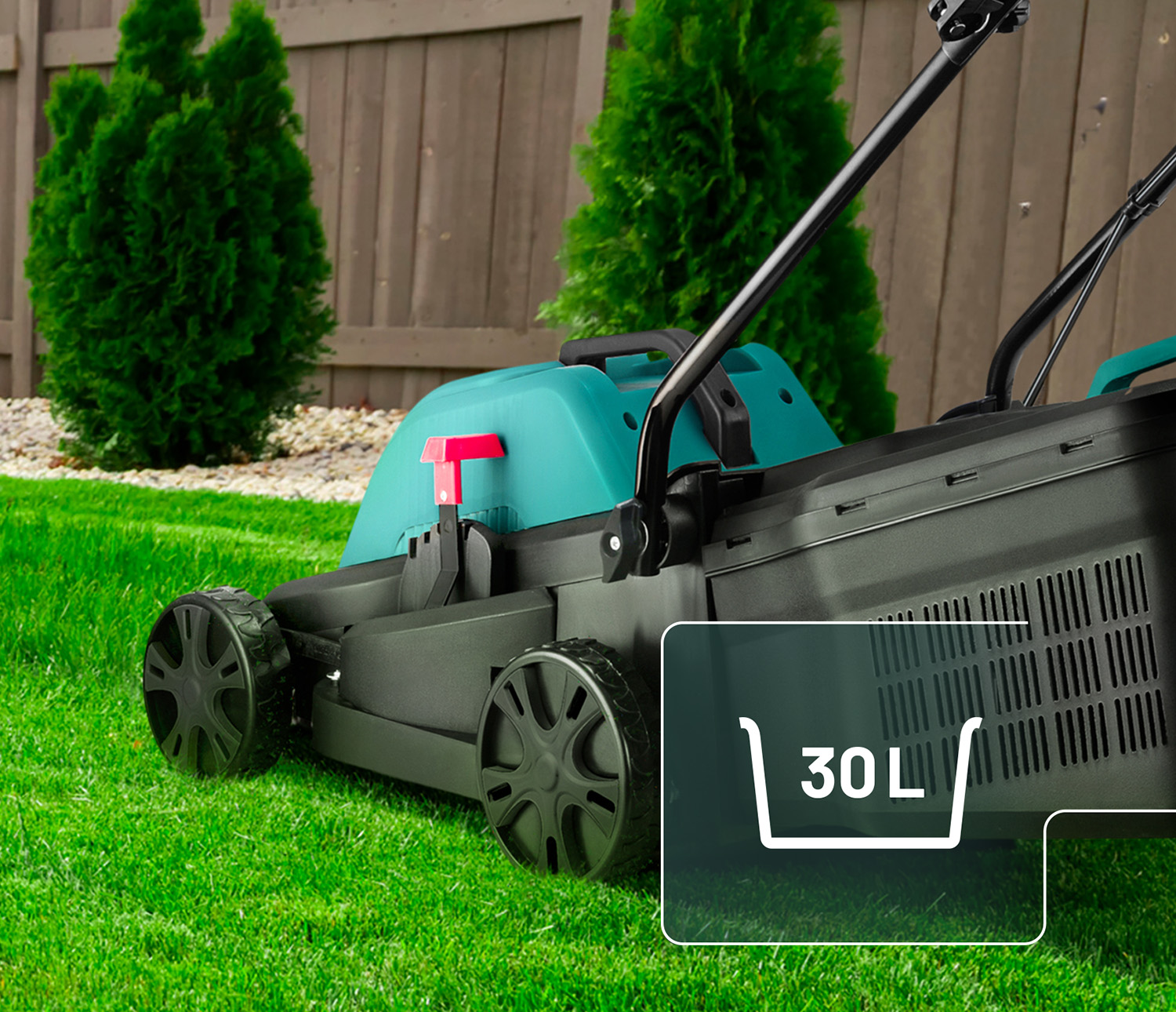 KOSIARKA ELEKTRYCZNA DO TRAWY INDUKCYJNA Z REGULACJĄ MOCNA 2000W DUŻY KOSZ Seria Tokachi Razor