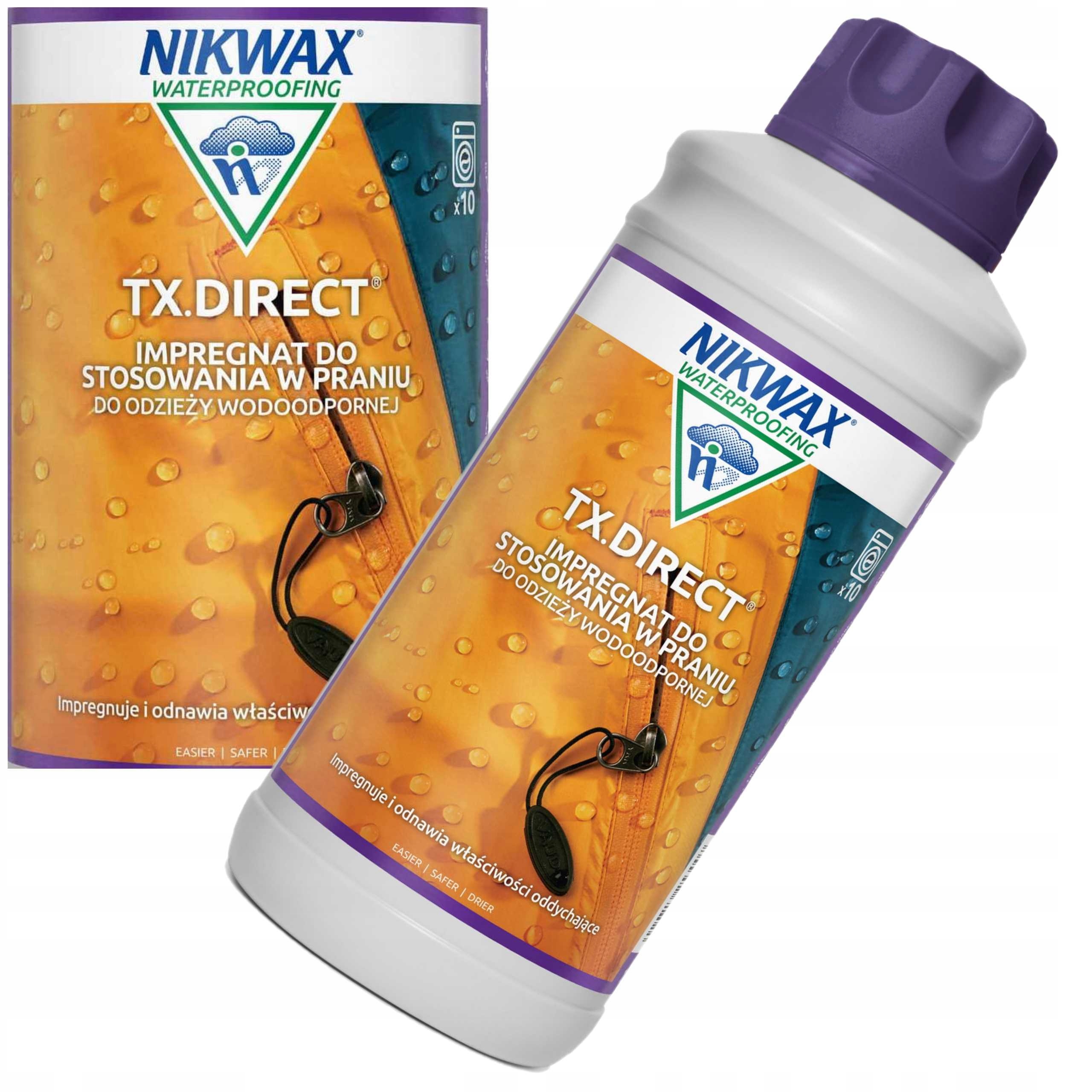 Nikwax TX.Direct Tekutina 1 Litr Impregnát pro bundy Gore-tex a softshellové bundy