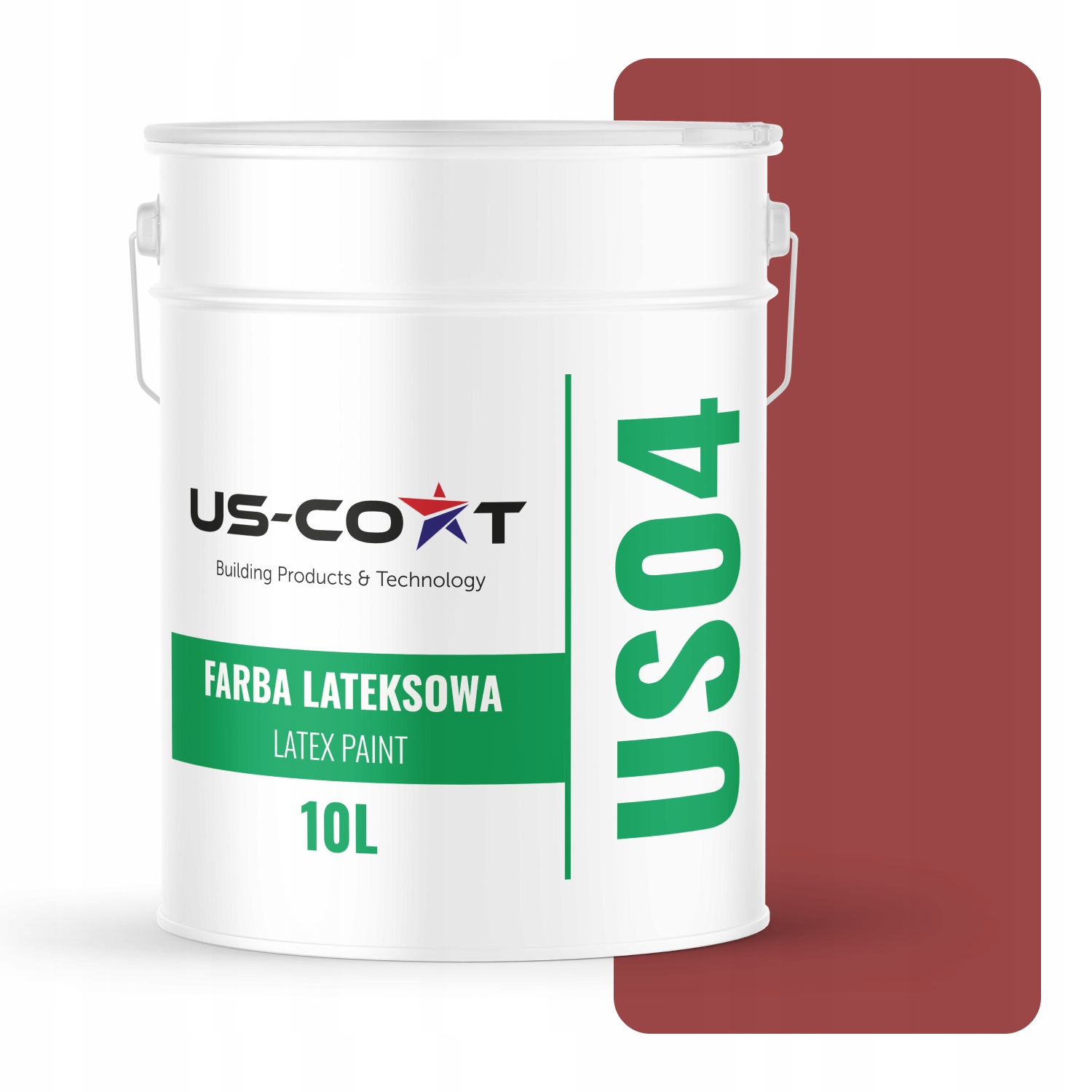 Barva Barva Červená Tmavá H3412 10L Hluboká Matná Pro Stěny A Strop