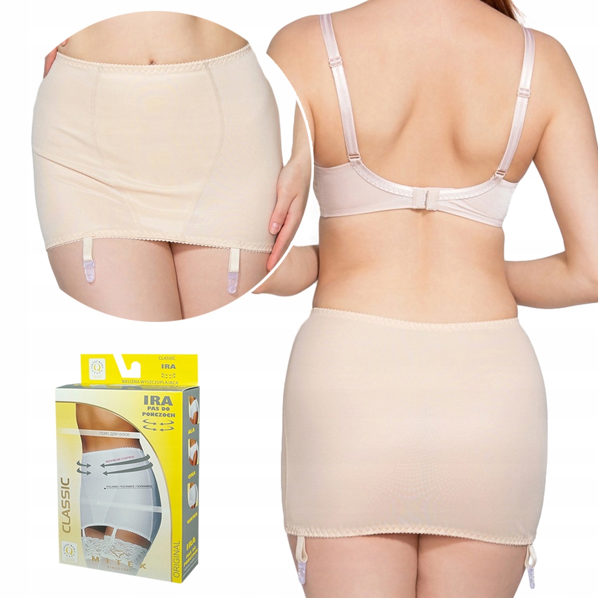 Mitex Ira zeštíhlující Podvazkový Pás Modelující Vysoký Pas 108