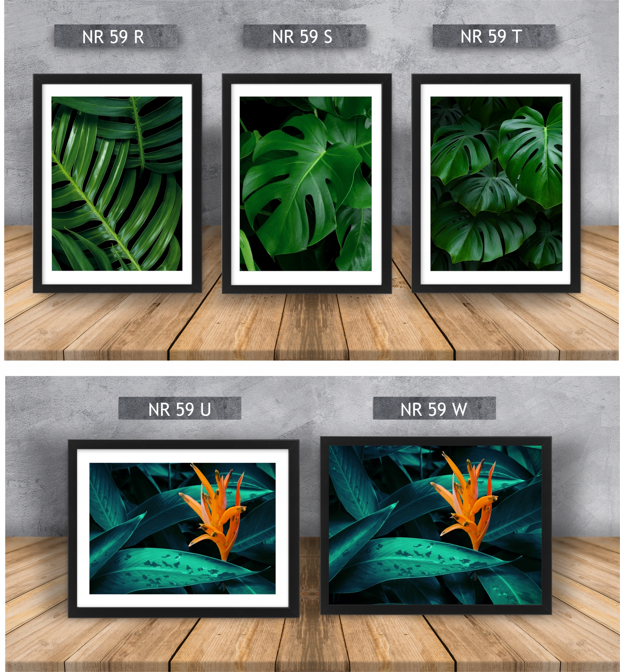 MONSTERA Obraz A3 33x43 plakat obrazek, ramka ikea Format pionowy