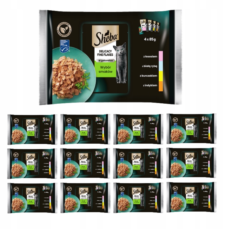 Sheba Delicacy in Jelly Kolekcja Smaków 52x85g