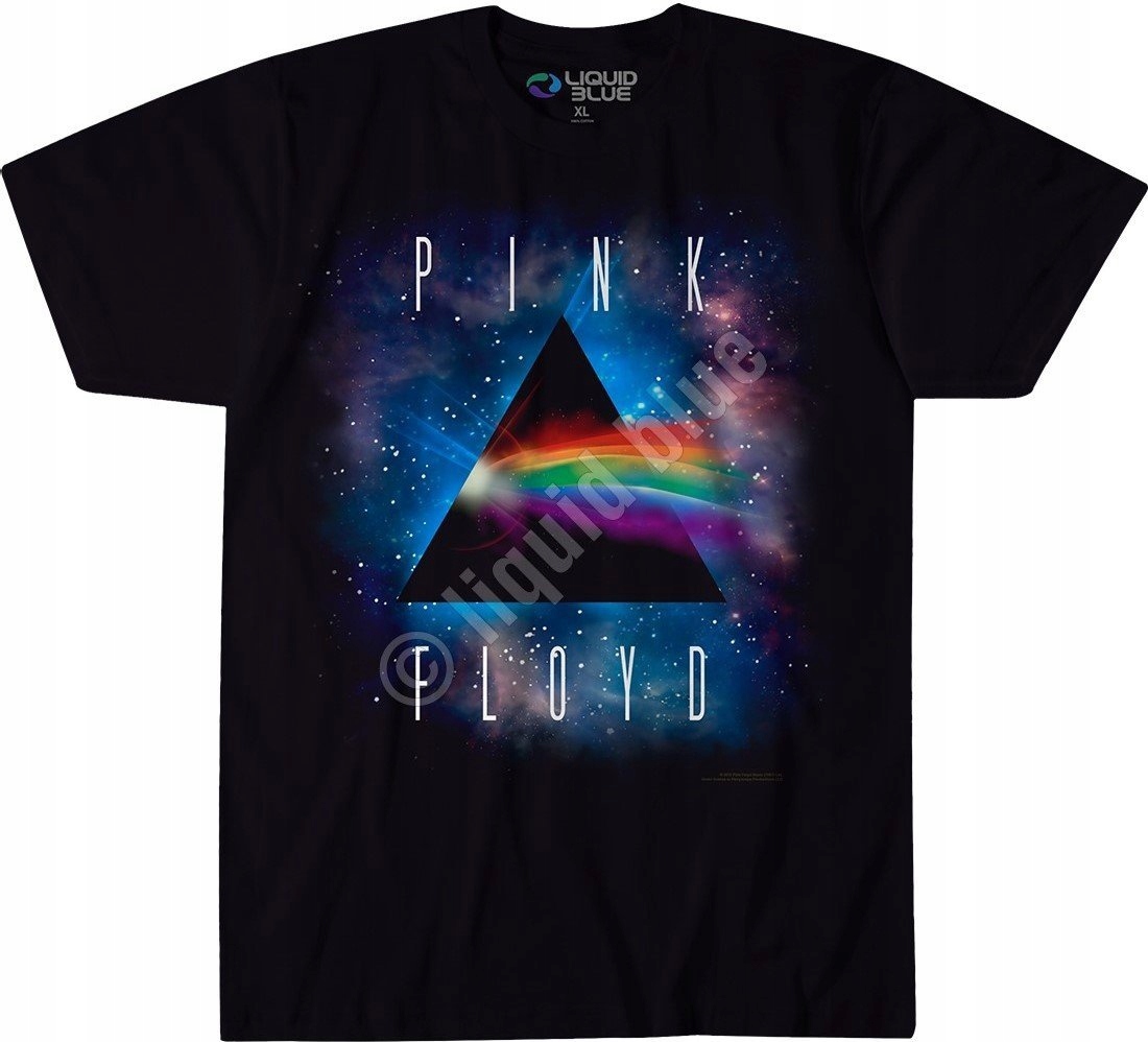 Pink Floyd Dark Side Space Liquid Blue S