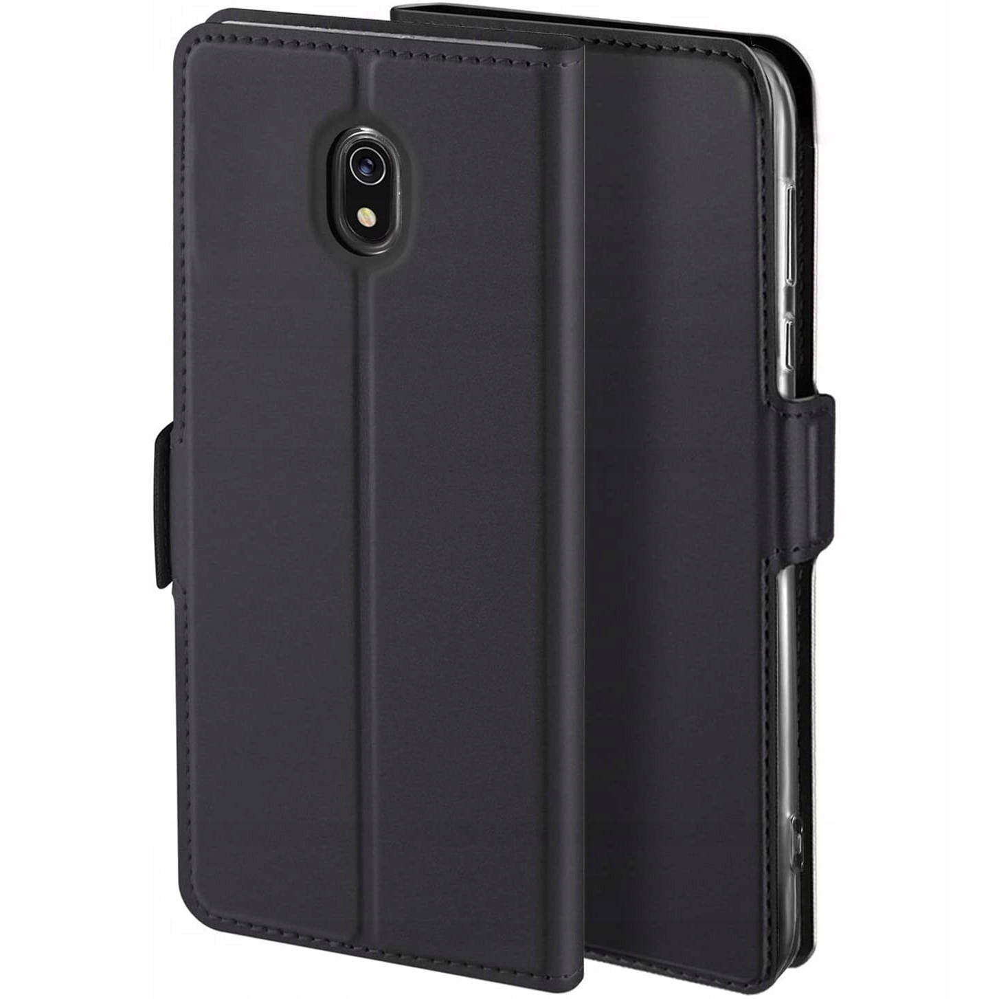 

Etui Zamykane Xiaomi Redmi 8A Czarny Magnet Case