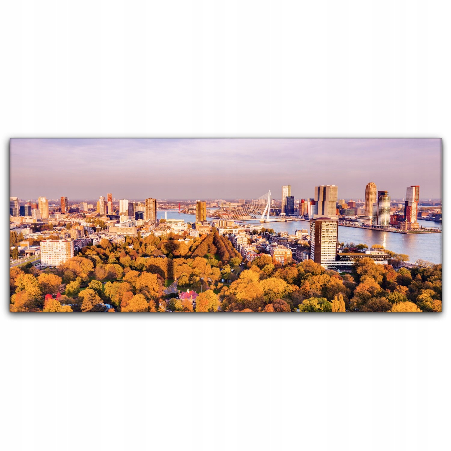 

Canvas na ramie na ścianę 125x50 Miasto Krajobraz