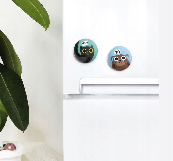 Foto magnes na lodówkę z Twoim zdjęciem grafiką ø 75mm Edytor online