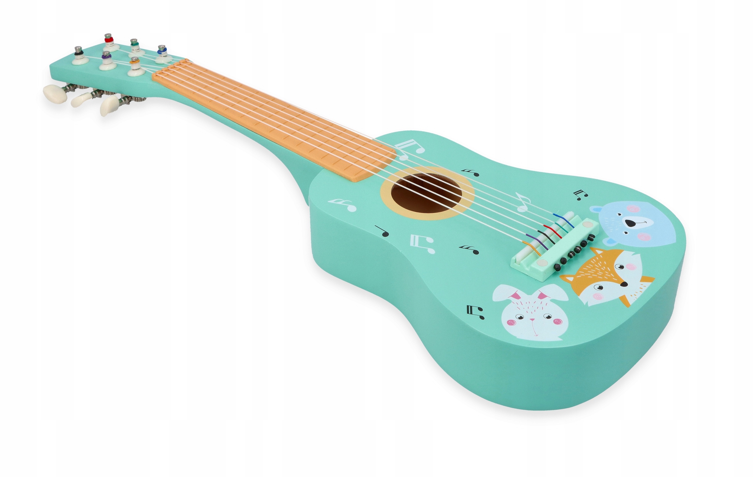 GITARA MAŁA KLASYCZNA DLA DZIECI ZWIERZĄTKA ZABAWKA DLA DZIECKA ADAMTOYS
