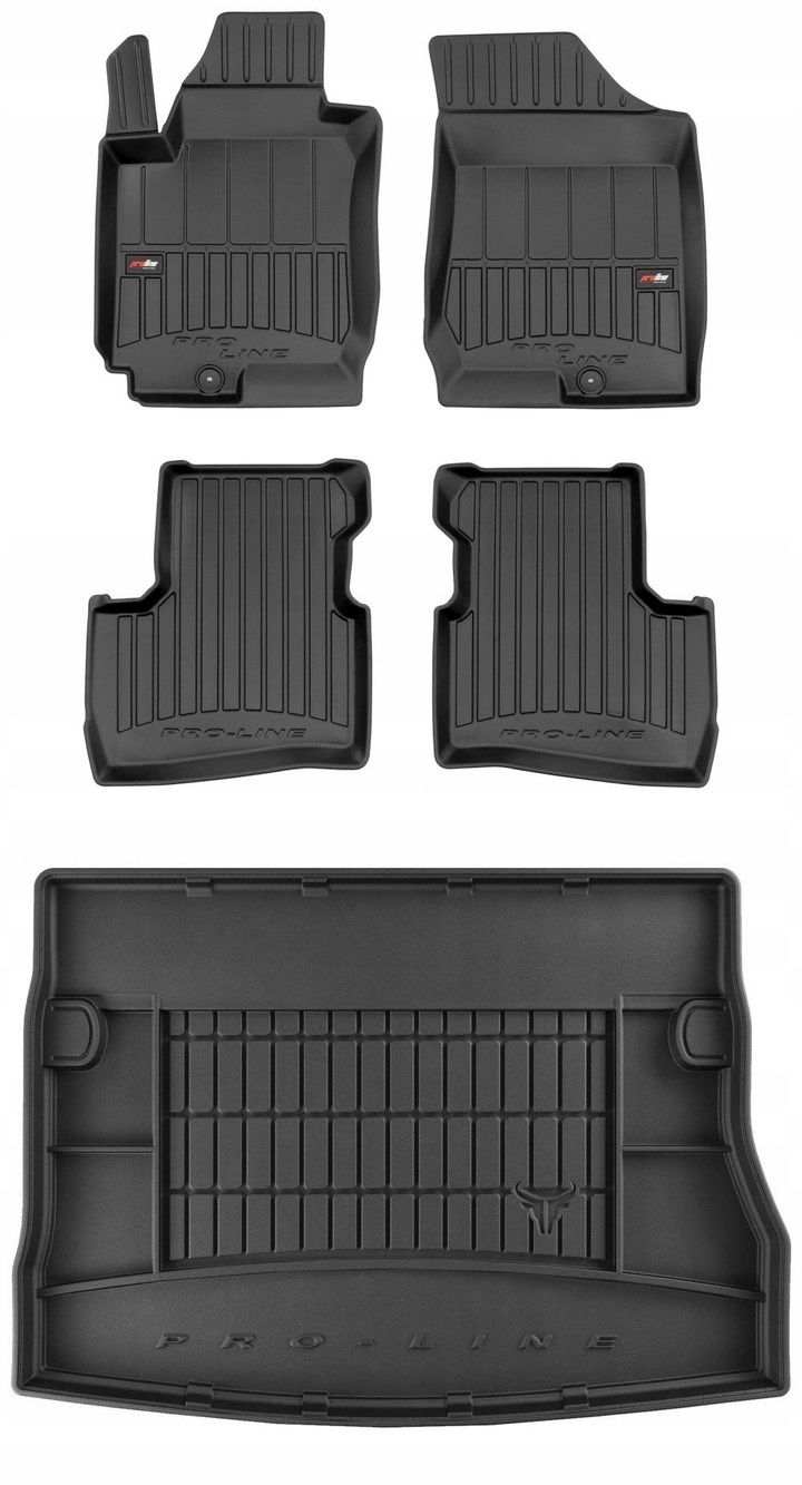Set 3D Koberce a rohož do kufru Kia Ceed 1 Hb 2006-2012