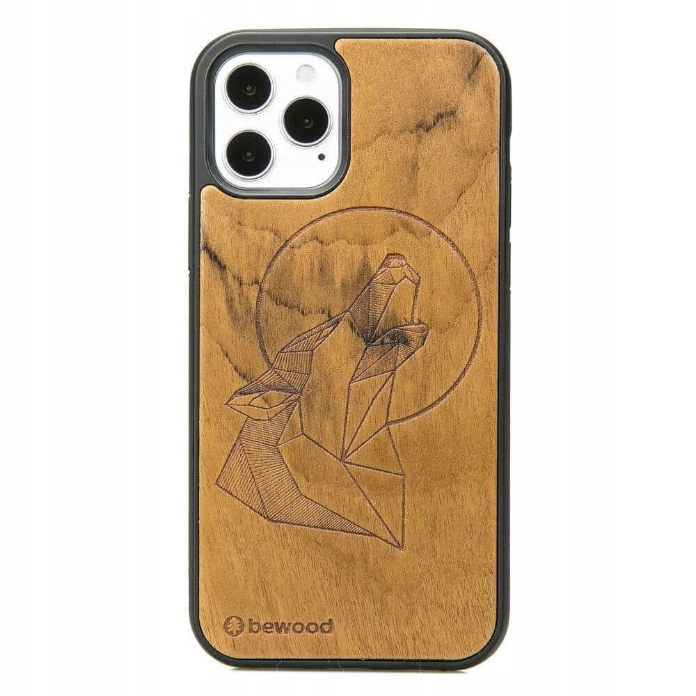 Pouzdro Bewood pro iPhone 12/12 Pro Wilk Imbuia