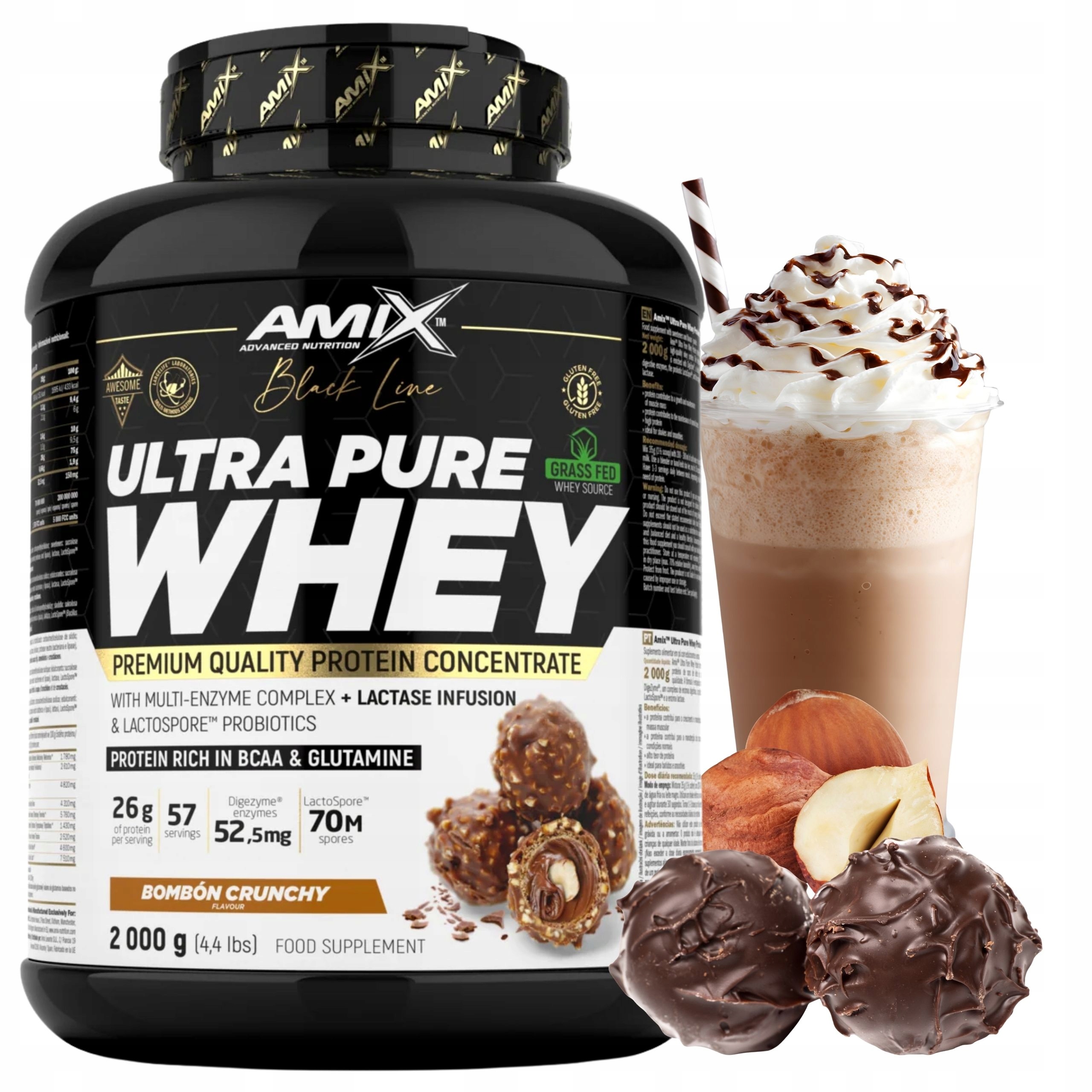 Protein Syrovátkový Koncentrát Wpc Čokoláda-Ořech Pure Whey 2000 g