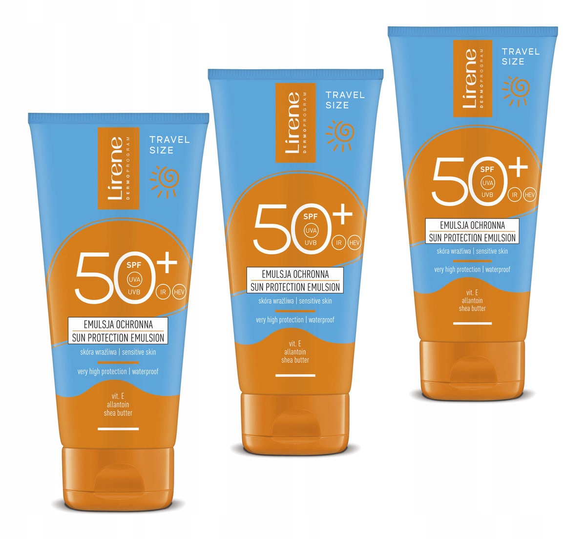 Lirene Sun Ochranná emulze spf 50+ 3x90 ml