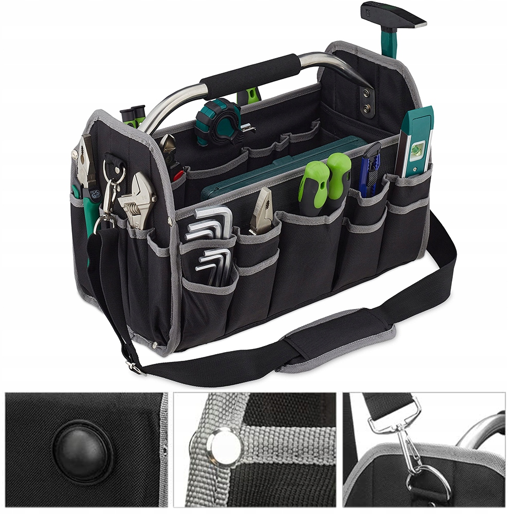 Taška Na Nářadí 41×22×27 cm Otevřená Nádoba Na Nářadí