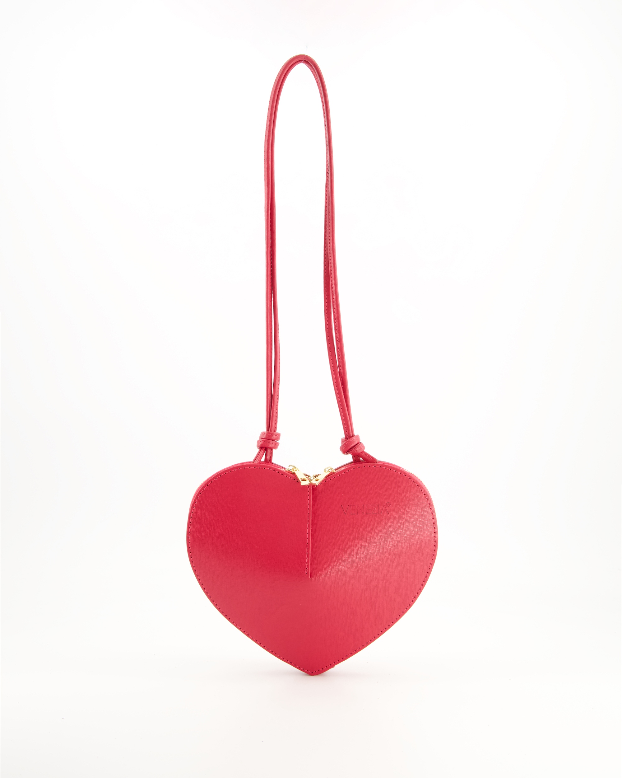 Venezia Damska Różowa Listonoszka W Kształcie Serca