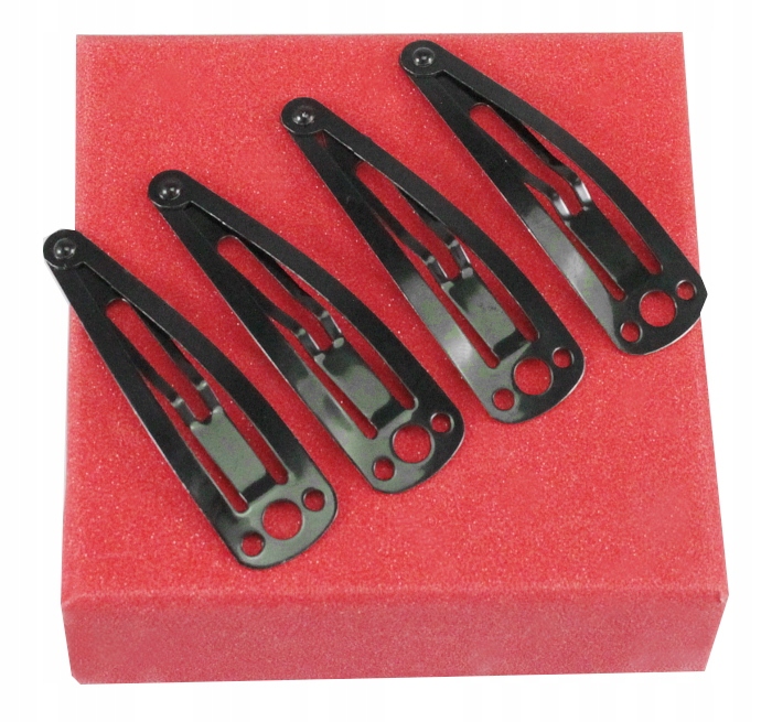 

Spinki Do Włosów Czarne Metalowe Baza 4 Sztuki