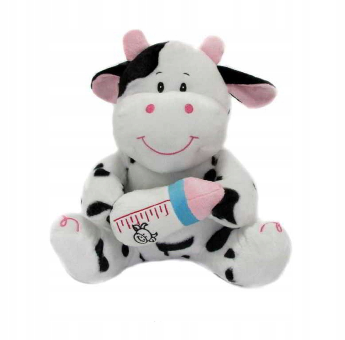 

Krowa z butelką Maskotka pluszowa Krówka łaciata B