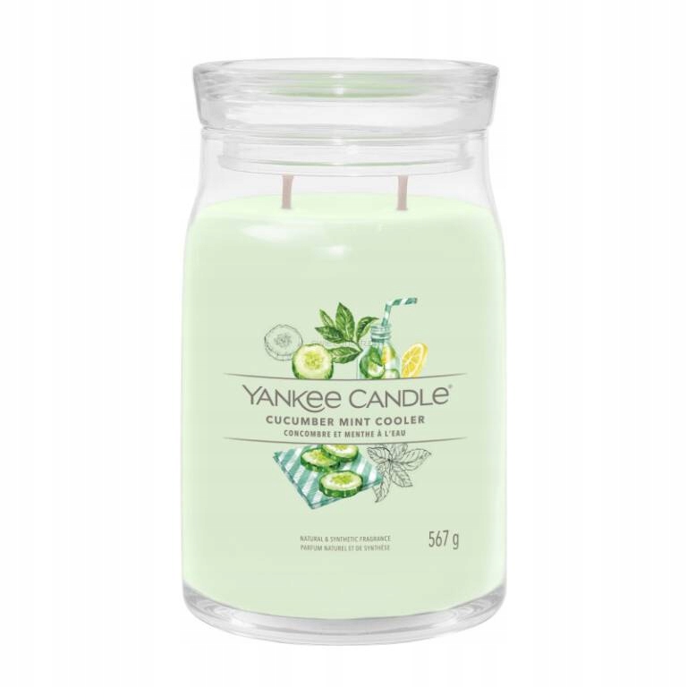 

Cucumber Mint Cooler Yankee Candle duża świeca