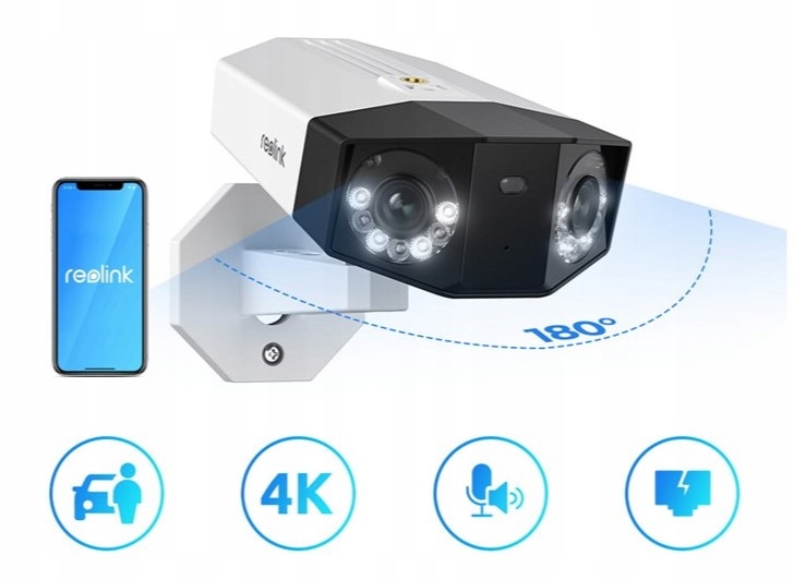 Kamera Reolink Duo Series P730 Poe 8MP 2x objektiv 4K