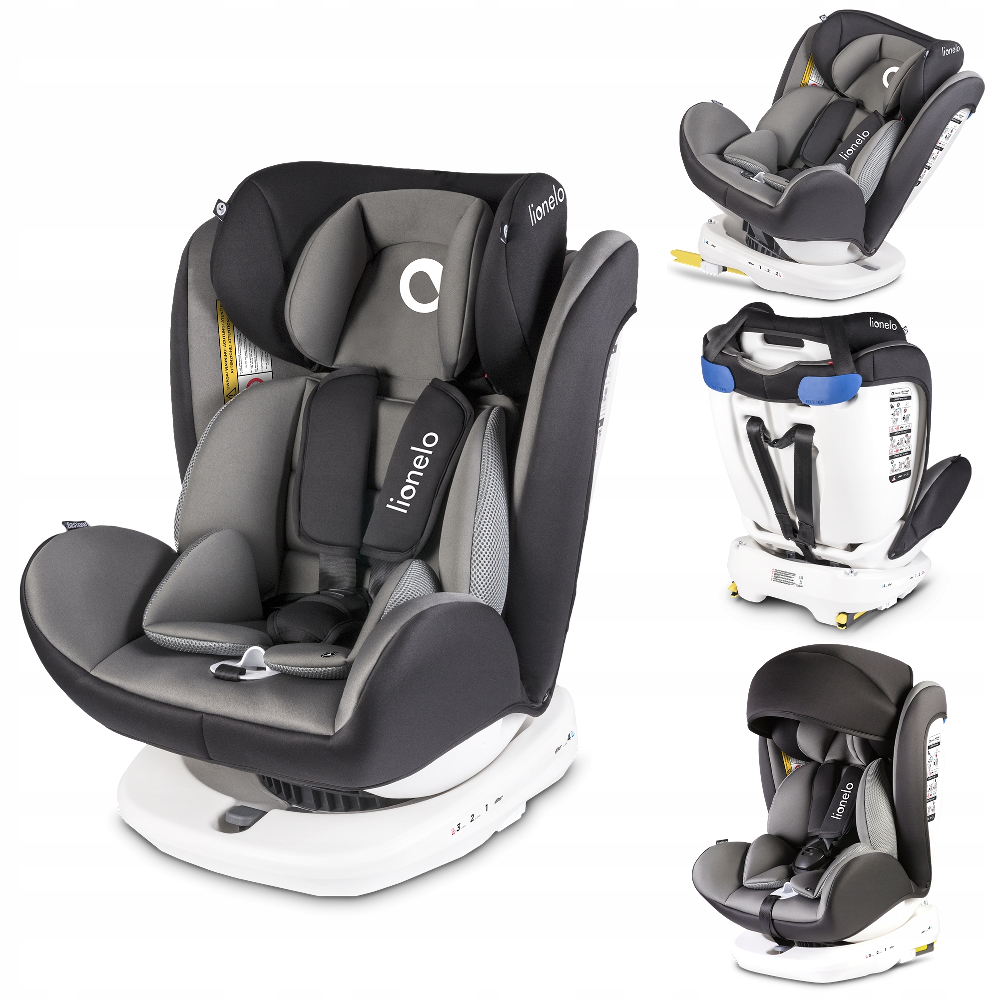 

Fotelik Samochodowy Lionelo Bastiaan Isofix 0-36kg