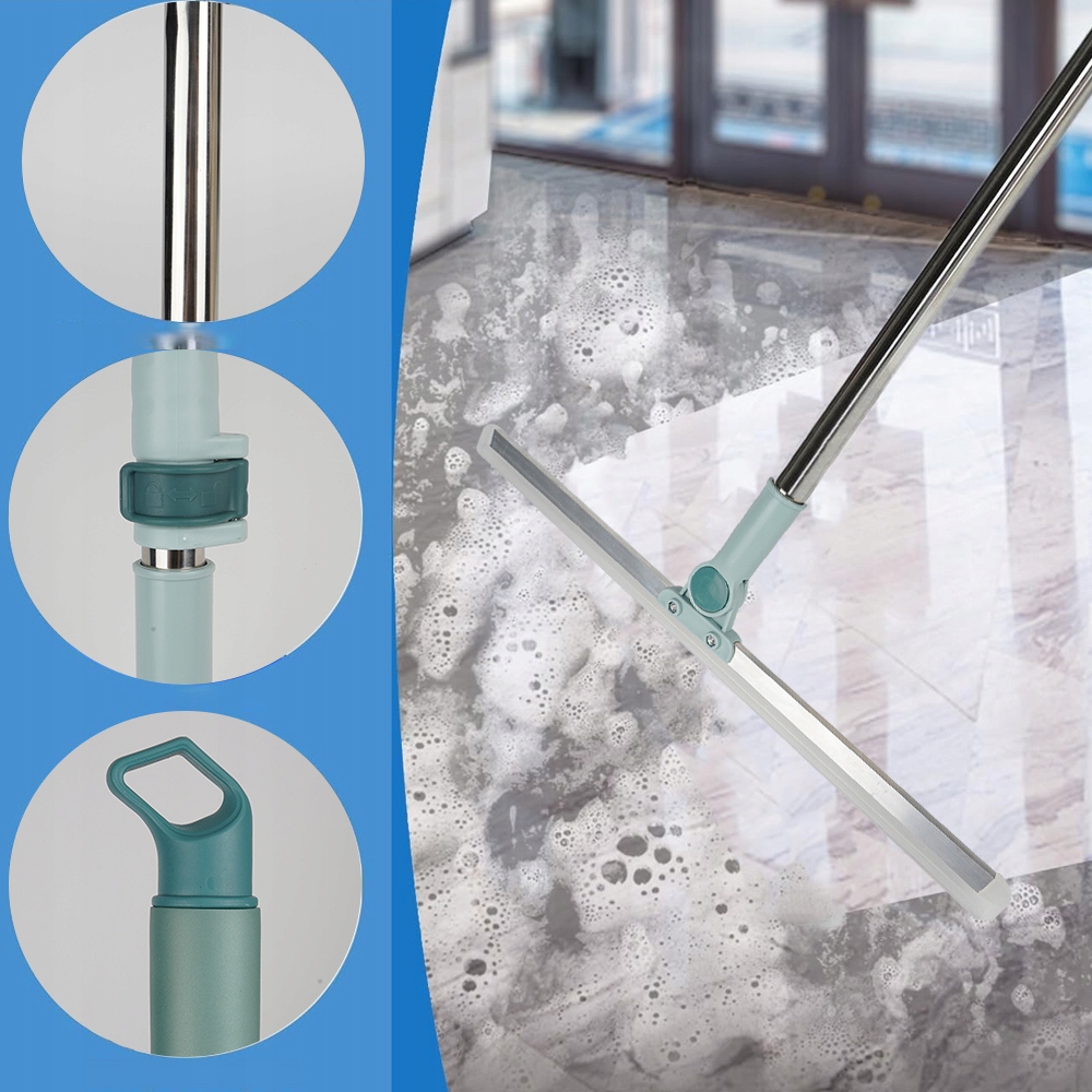 ŚCIĄGACZKA SILIKON DO WODY PODŁÓG 110cm ZGARNIACZ Z TELESKOPOWY KIJEM Kod producenta 6HG1557GD