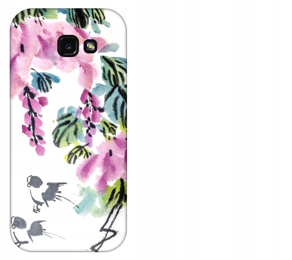 

Etui pokrowiec Samsung Galaxy A5 2017 Kwiaty akwar