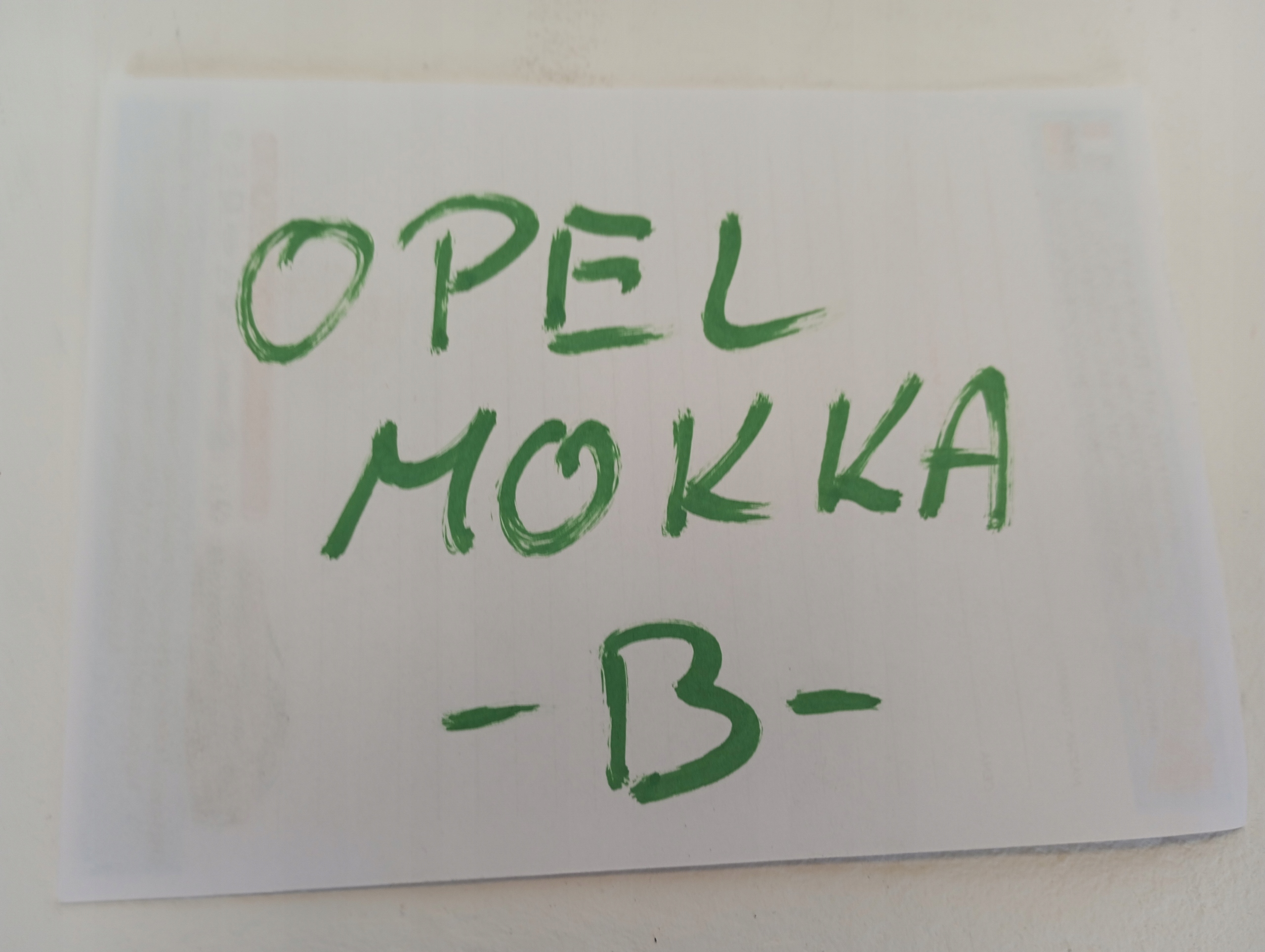 light lights rear part rear OPEL MOKKA B 9833721880