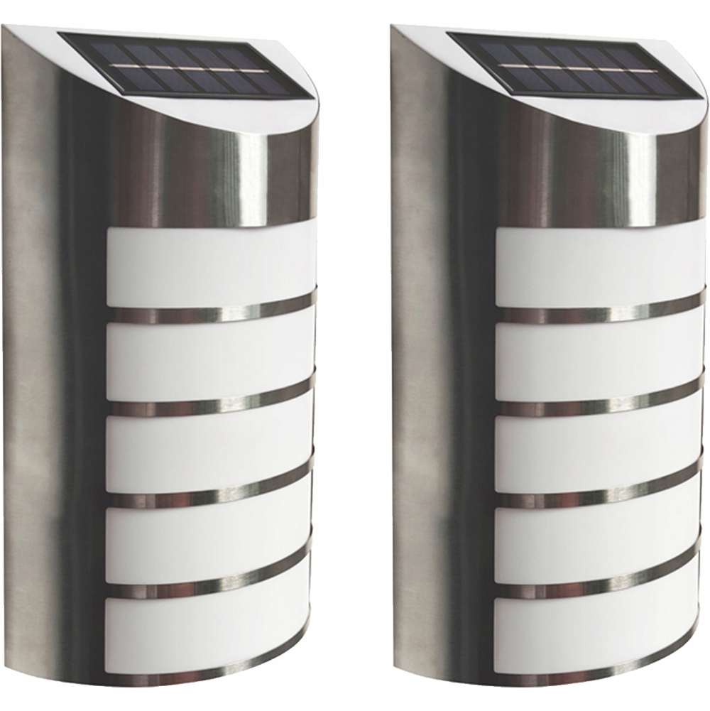

2x Lampa Elewacyjna Ogrodowa Solarna Kinkiet Led