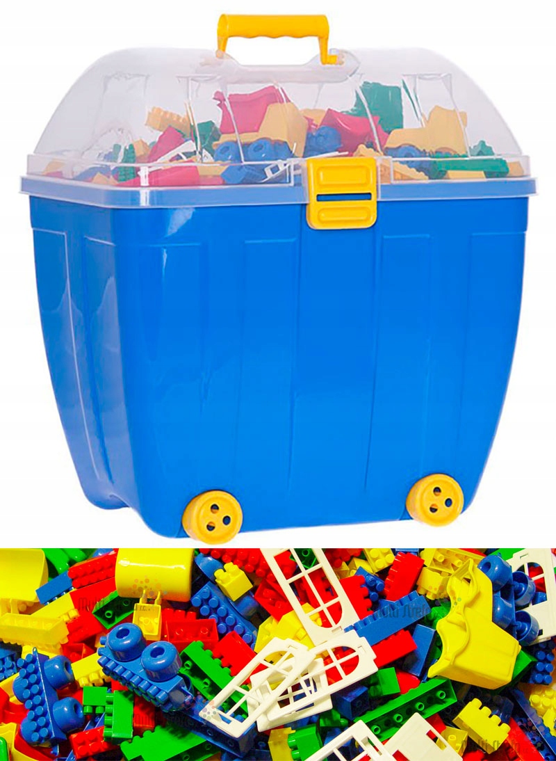 

Klocki Hemar K1 1000 el Duży Kuferek 3,2kg 3lata+